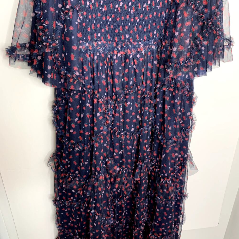 Jessakae Everafter Ever After Dress Navy Floral  Womens XXL 2XL Blue - Picture 6 of 16